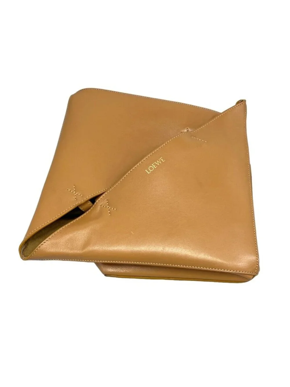 Loewe Tote Puzzle Fold Medium Warm Desert Folding